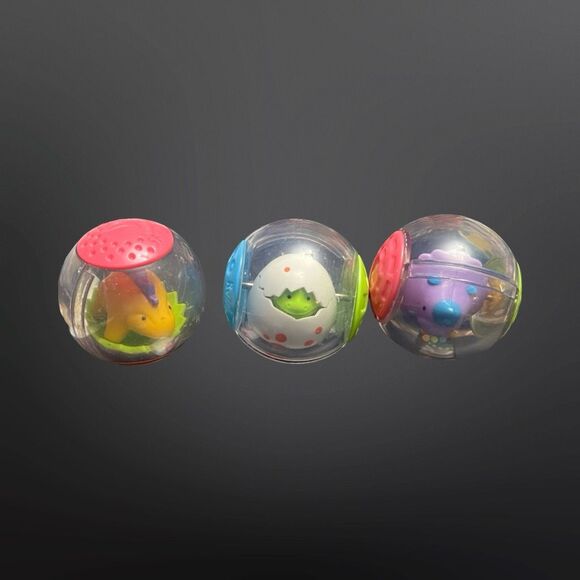 Fisher Price Peek a Boo Balls Lot of 12 Educational Sensory Balls - Picture 3 of 5